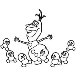 Coloring page: Olaf (Animation Movies) #170224 - Free Printable Coloring Pages