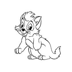 Coloring page: Oliver & cie (Animation Movies) #133679 - Printable coloring pages