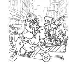 Coloring page: Oliver & cie (Animation Movies) #133690 - Printable coloring pages