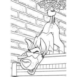 Coloring page: Oliver & cie (Animation Movies) #133696 - Printable coloring pages