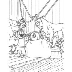 Coloring page: Oliver & cie (Animation Movies) #133709 - Printable coloring pages
