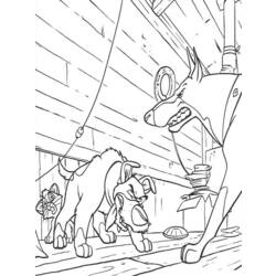 Coloring page: Oliver & cie (Animation Movies) #133713 - Printable coloring pages