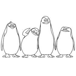 Coloring page: Penguins of Madagascar (Animation Movies) #207615 - Free Printable Coloring Pages