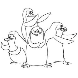Coloring page: Penguins of Madagascar (Animation Movies) #207630 - Free Printable Coloring Pages