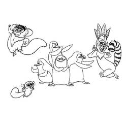 Coloring page: Penguins of Madagascar (Animation Movies) #207632 - Free Printable Coloring Pages