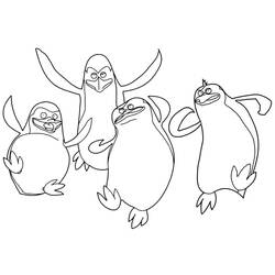 Coloring page: Penguins of Madagascar (Animation Movies) #207633 - Free Printable Coloring Pages