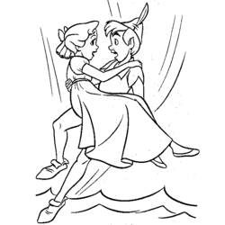 Coloring page: Peter Pan (Animation Movies) #128855 - Free Printable Coloring Pages