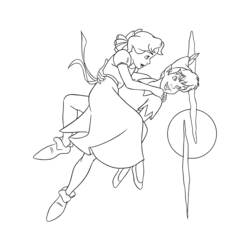 Coloring page: Peter Pan (Animation Movies) #128857 - Free Printable Coloring Pages