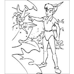Coloring page: Peter Pan (Animation Movies) #128865 - Free Printable Coloring Pages
