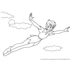 Coloring page: Peter Pan (Animation Movies) #128874 - Free Printable Coloring Pages