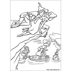 Coloring page: Peter Pan (Animation Movies) #128906 - Free Printable Coloring Pages