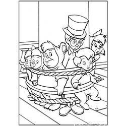 Coloring page: Peter Pan (Animation Movies) #128936 - Free Printable Coloring Pages