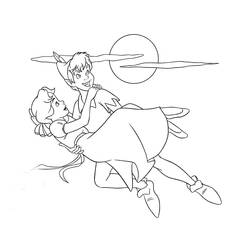 Coloring page: Peter Pan (Animation Movies) #128937 - Free Printable Coloring Pages