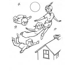 Coloring page: Peter Pan (Animation Movies) #128941 - Free Printable Coloring Pages