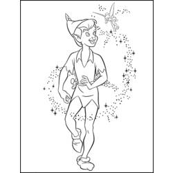 Coloring page: Peter Pan (Animation Movies) #128966 - Free Printable Coloring Pages