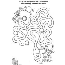 Coloring page: Peter Pan (Animation Movies) #128979 - Free Printable Coloring Pages