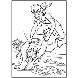 Coloring page: Peter Pan (Animation Movies) #129004 - Free Printable Coloring Pages