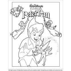 Coloring page: Peter Pan (Animation Movies) #129007 - Printable coloring pages