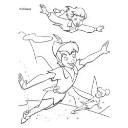 Coloring page: Peter Pan (Animation Movies) #129026 - Free Printable Coloring Pages