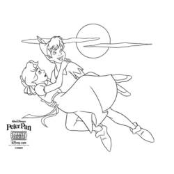 Coloring page: Peter Pan (Animation Movies) #129029 - Free Printable Coloring Pages