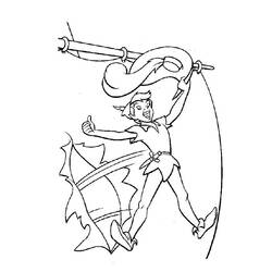 Coloring page: Peter Pan (Animation Movies) #129037 - Free Printable Coloring Pages