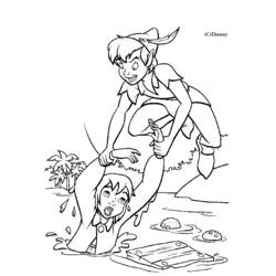 Coloring page: Peter Pan (Animation Movies) #129047 - Free Printable Coloring Pages