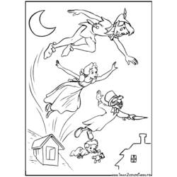 Coloring page: Peter Pan (Animation Movies) #129064 - Free Printable Coloring Pages