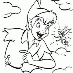 Coloring page: Peter Pan (Animation Movies) #129075 - Free Printable Coloring Pages