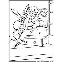 Coloring page: Peter Pan (Animation Movies) #129089 - Free Printable Coloring Pages