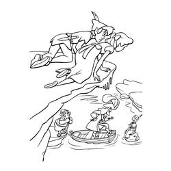 Coloring page: Peter Pan (Animation Movies) #129110 - Printable coloring pages