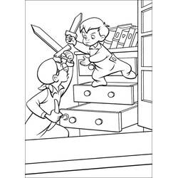 Peter Pan (Animation Movies) coloring page #186446 to print and color