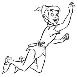 Peter Pan (Animation Movies) coloring page #186454 to print and color