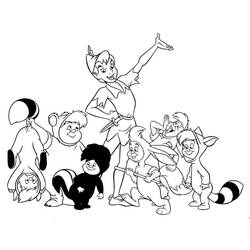 Peter Pan (Animation Movies) coloring page #186472 to print and color