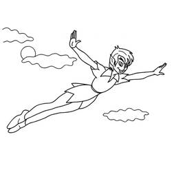 Peter Pan (Animation Movies) coloring page #186482 to print and color