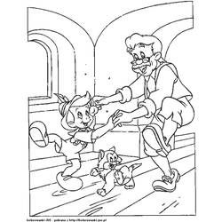Coloring page: Pinocchio (Animation Movies) #132244 - Printable coloring pages