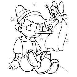 Coloring page: Pinocchio (Animation Movies) #132250 - Printable coloring pages