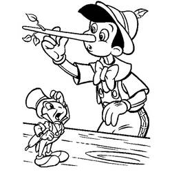 Coloring page: Pinocchio (Animation Movies) #132252 - Printable coloring pages