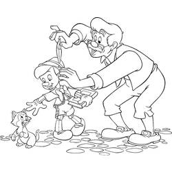 Coloring page: Pinocchio (Animation Movies) #132289 - Printable coloring pages