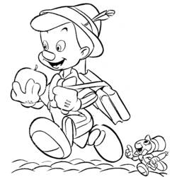 Coloring page: Pinocchio (Animation Movies) #132294 - Printable coloring pages