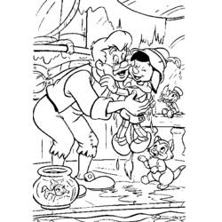 Coloring page: Pinocchio (Animation Movies) #132302 - Free Printable Coloring Pages