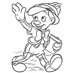 Coloring page: Pinocchio (Animation Movies) #132304 - Printable coloring pages