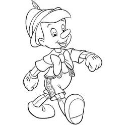 Pinocchio (Animation Movies) coloring page #199782 to print and color