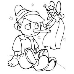 Pinocchio (Animation Movies) coloring page #199798 to print and color