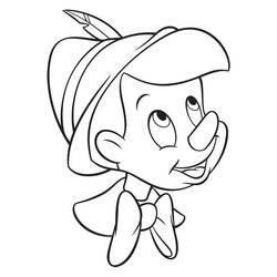 Pinocchio (Animation Movies) coloring page #199815 to print and color