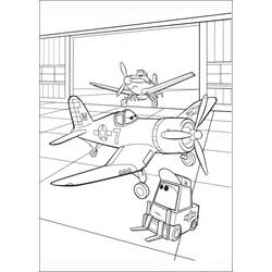 Coloring page: Planes (Animation Movies) #132687 - Printable Coloring Pages