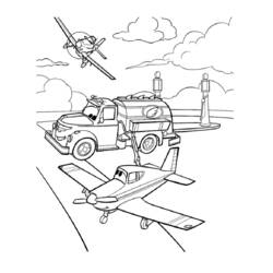 Coloring page: Planes (Animation Movies) #132688 - Printable Coloring Pages