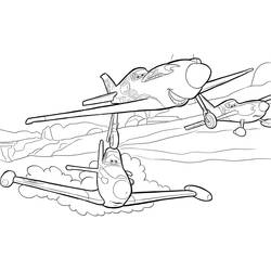 Coloring page: Planes (Animation Movies) #132700 - Printable Coloring Pages