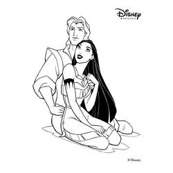 Coloring page: Pocahontas (Animation Movies) #131358 - Printable Coloring Pages