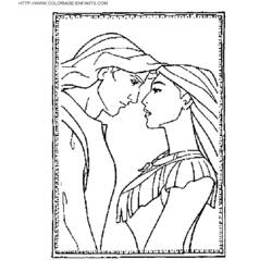 Coloring page: Pocahontas (Animation Movies) #131363 - Printable coloring pages