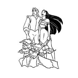 Coloring page: Pocahontas (Animation Movies) #131375 - Printable Coloring Pages